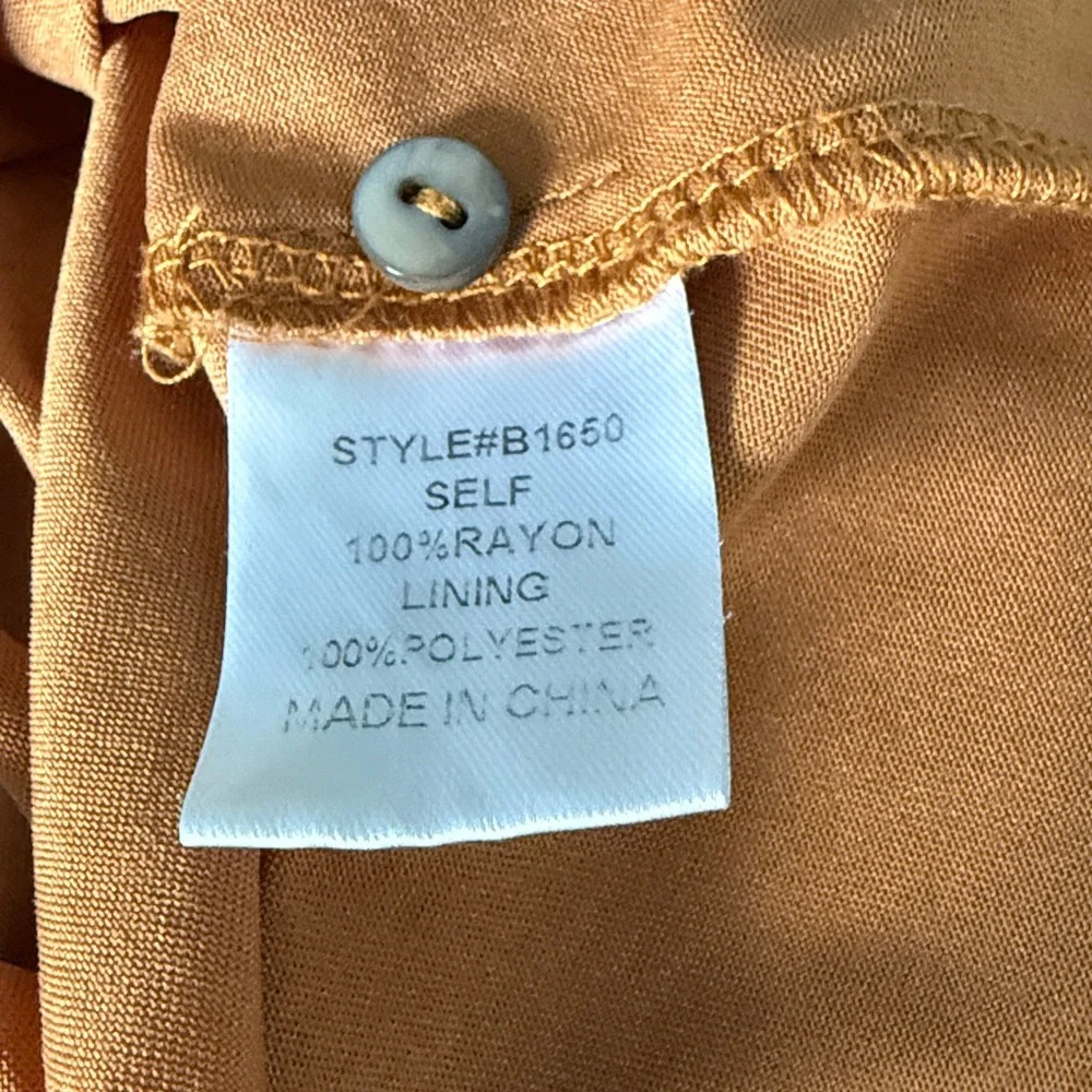 JODIFL Women’s Tunic Tan Top with Embroidery SZS. - Picture 6 of 15